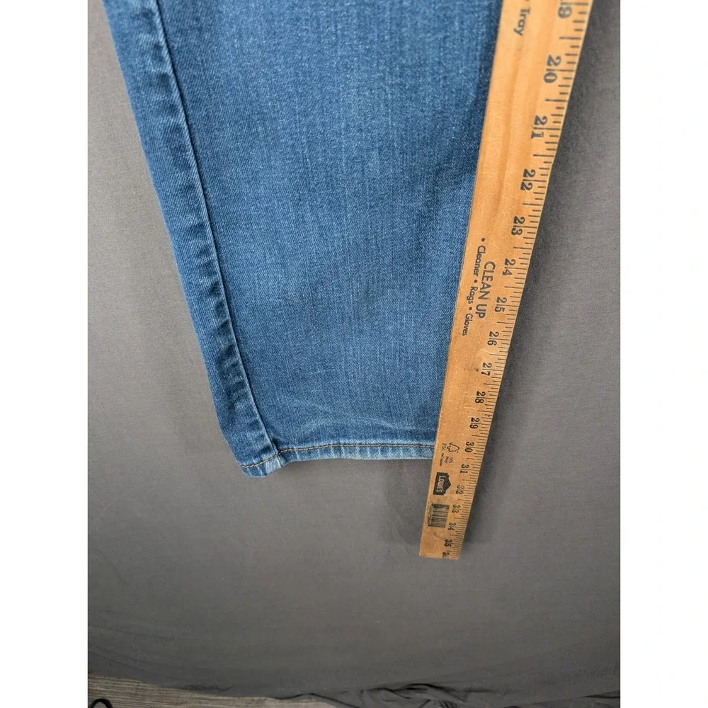 Levi 514 Straight Fit Jeans Mens 34x34 Blue Denim Medium Wash 00514-1302